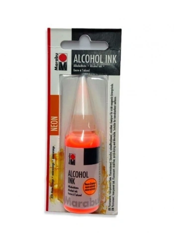 Marabu Alcohol Ink Alkol Bazlı Mürekkep 20 ml. Neon Orange