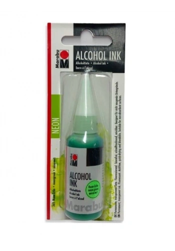 Marabu Alcohol Ink Alkol Bazlı Mürekkep 20 ml. Neon Green