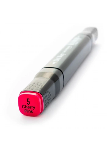 Del Rey Çift Uçlu Çizim Marker Kalemi 5 Cherry Pink