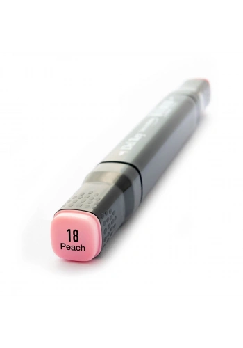 Del Rey Çift Uçlu Çizim Marker Kalemi 18 Peach
