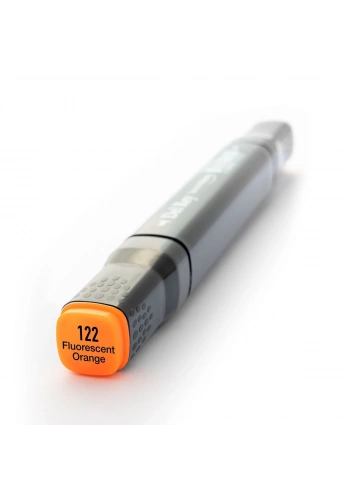 Del Rey Çift Uçlu Çizim Marker Kalemi 122 Fluorescent Orange
