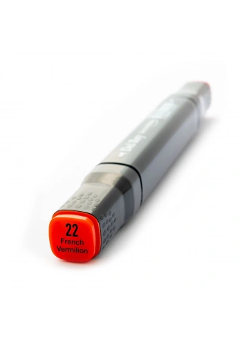 Del Rey Çift Uçlu Çizim Marker Kalemi 22 French Vermilion