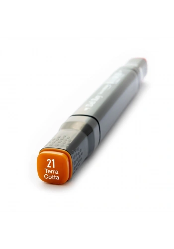 Del Rey Çift Uçlu Çizim Marker Kalemi 21 Terre Cotta