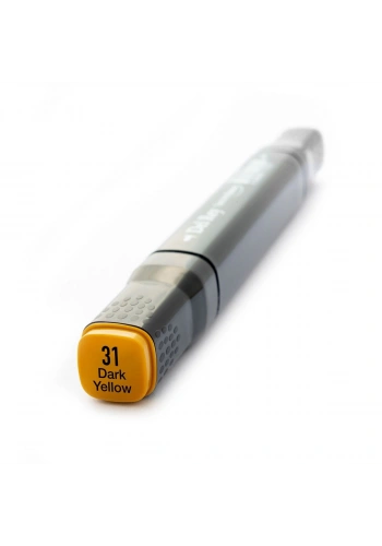Del Rey Çift Uçlu Çizim Marker Kalemi 31 Dark Yellow