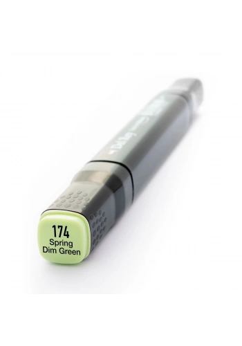 Del Rey Çift Uçlu Çizim Marker Kalemi 174 Spring Dim Green