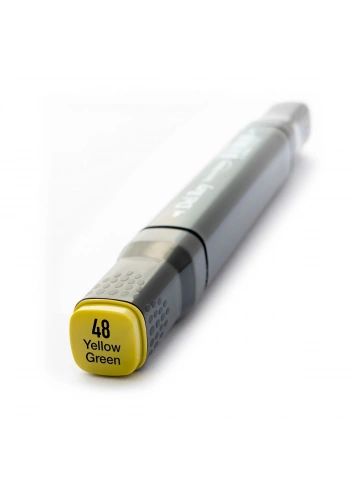 Del Rey Çift Uçlu Çizim Marker Kalemi 48 Yellow Green