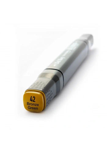 Del Rey Çift Uçlu Çizim Marker Kalemi 42 Bronze Green
