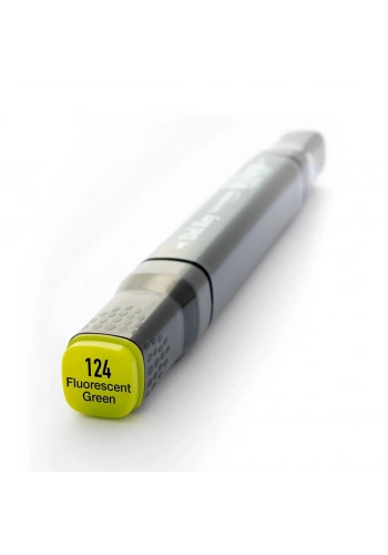 Del Rey Çift Uçlu Çizim Marker Kalemi 124 Fluorescent Green