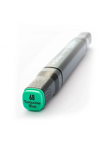 Del Rey Çift Uçlu Çizim Marker Kalemi 68 Turquoise Blue