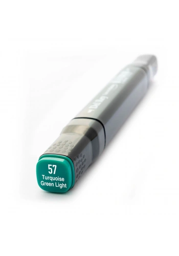 Del Rey Çift Uçlu Çizim Marker Kalemi 57 Turquoise Green Light