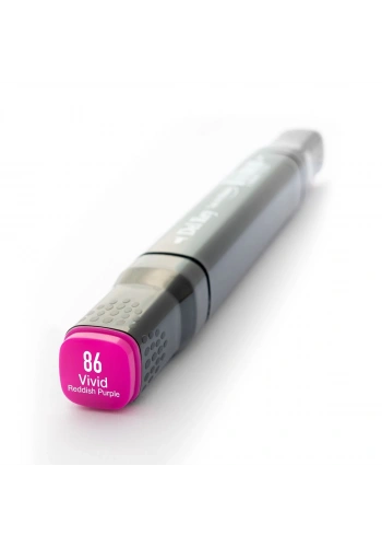 Del Rey Çift Uçlu Çizim Marker Kalemi 86 Vivid Red Purple