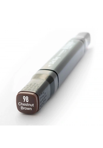 Del Rey Çift Uçlu Çizim Marker Kalemi 98 Chestnut Brown