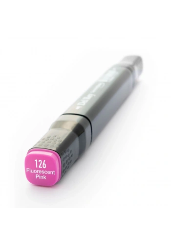 Del Rey Çift Uçlu Çizim Marker Kalemi 126 Fluorescent Pink