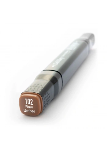 Del Rey Çift Uçlu Çizim Marker Kalemi 102 Raw Umber