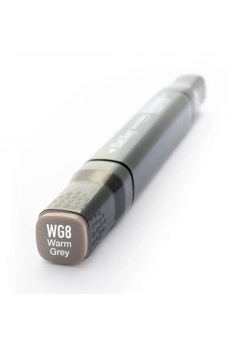 Del Rey Çift Uçlu Çizim Marker Kalemi WG8 Warm Gray 8
