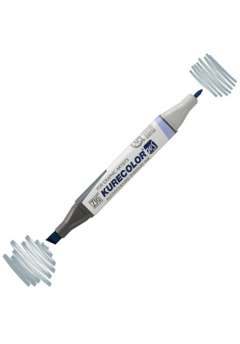 Zig Kurecolor Twin S Grafik Çizim Marker Kalemi 844 Green Gray 3