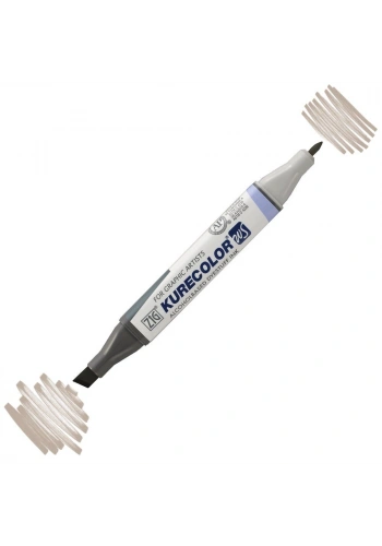 Zig Kurecolor Twin S Grafik Çizim Marker Kalemi W.06 Warm Gray 6