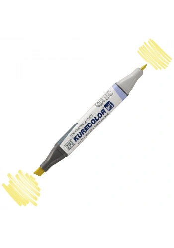 Zig Kurecolor Twin S Grafik Çizim Marker Kalemi 100 Pale Yellow