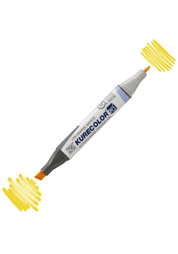 Zig Kurecolor Twin S Grafik Çizim Marker Kalemi 106 Yellow