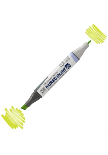 Zig Kurecolor Twin S Grafik Çizim Marker Kalemi 124 Yellow Green