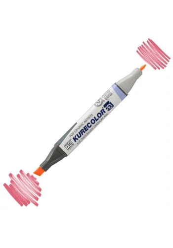 Zig Kurecolor Twin S Grafik Çizim Marker Kalemi 204 Light Carmine