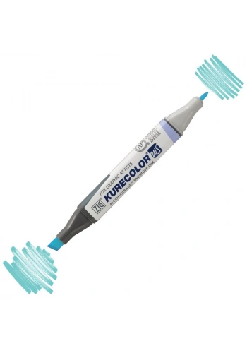 Zig Kurecolor Twin S Grafik Çizim Marker Kalemi 302 Light Blue