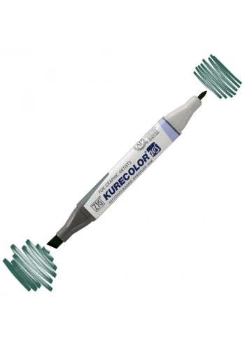 Zig Kurecolor Twin S Grafik Çizim Marker Kalemi 539 Marine Green