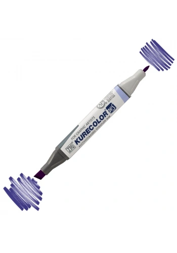 Zig Kurecolor Twin S Grafik Çizim Marker Kalemi 609 Deep Violet