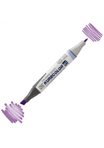Zig Kurecolor Twin S Grafik Çizim Marker Kalemi 634 Light Violet
