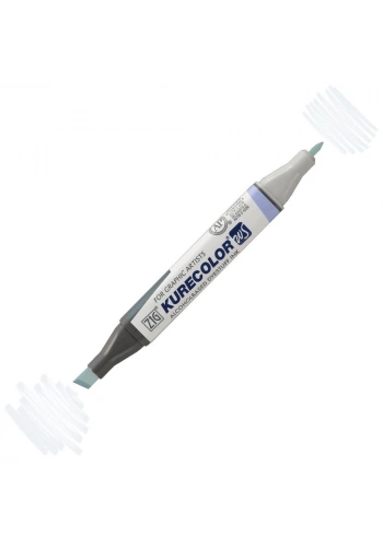 Zig Kurecolor Twin S Grafik Çizim Marker Kalemi 822 Blue Gray 1