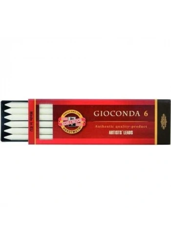 Koh-i Noor 5.6 mm Portmin Ucu 6lı Kutu White Chalk Beyaz