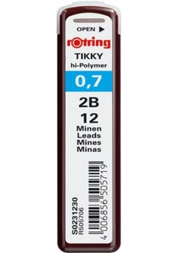 Rotring Tikky Hi-Polymer Kurşun Kalem Ucu 0.7 mm (2B)