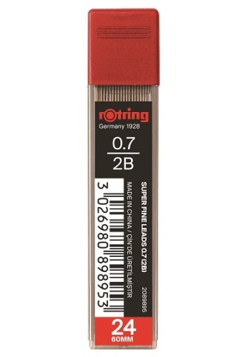Rotring Süper Polimer Kurşun Kalem Ucu 0.7 mm (2B)