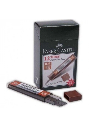 Faber Castell Super Fine Min Mekanik Kurşun Kalem Ucu 0.5 mm 2B 12li Kutu