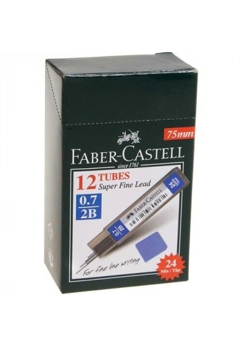 Faber Castell Super Fine Min Mekanik Kurşun Kalem Ucu 0.7 mm 2B 12li Kutu