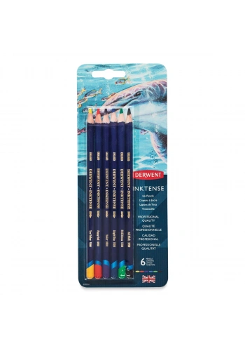 Derwent Inktense Mürekkep Etkili Aquarell Boya Kalemi Seti 6lı Blister