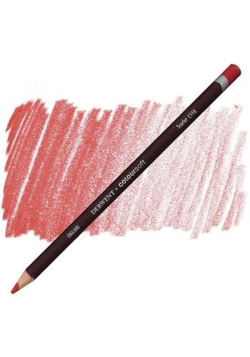Derwent Coloursoft Pencil Yumuşak Kuruboya Kalemi C110 Scarlet