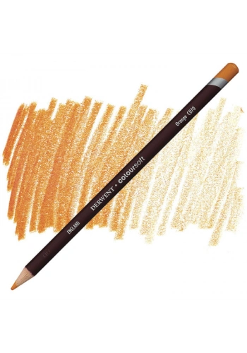 Derwent Coloursoft Pencil Yumuşak Kuruboya Kalemi C070 Orange
