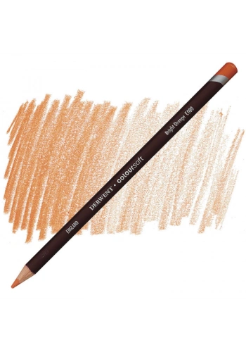 Derwent Coloursoft Pencil Yumuşak Kuruboya Kalemi C080 Bright Orange