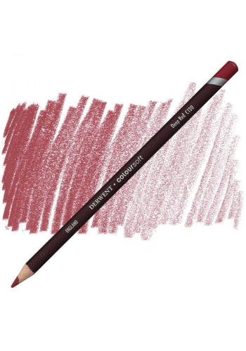 Derwent Coloursoft Pencil Yumuşak Kuruboya Kalemi C130 Deep Red