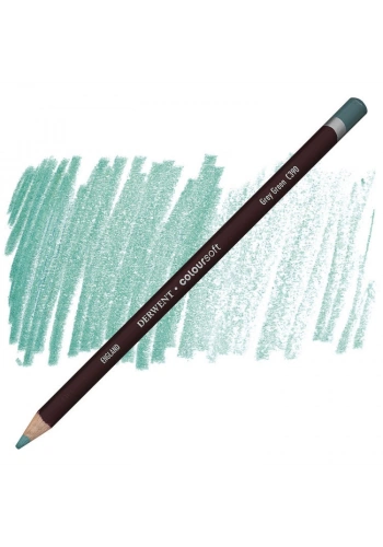 Derwent Coloursoft Pencil Yumuşak Kuruboya Kalemi C390 Grey Green