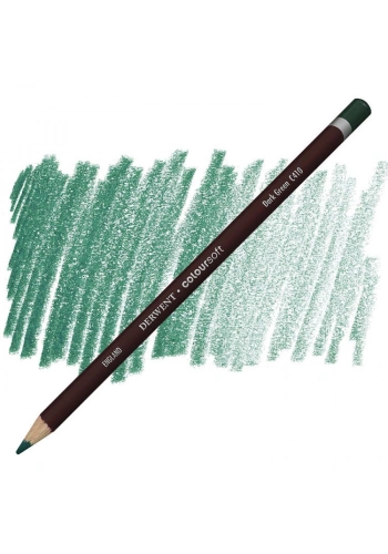 Derwent Coloursoft Pencil Yumuşak Kuruboya Kalemi C410 Dark Green