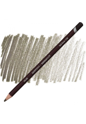 Derwent Coloursoft Pencil Yumuşak Kuruboya Kalemi C520 Dark Brown