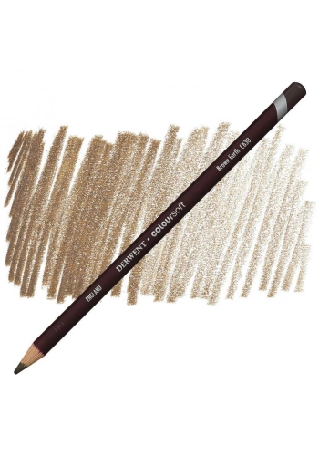 Derwent Coloursoft Pencil Yumuşak Kuruboya Kalemi C630 Brown Earth