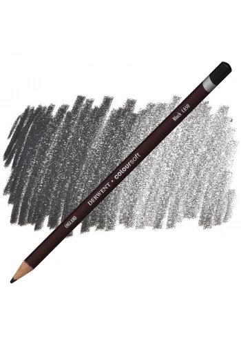 Derwent Coloursoft Pencil Yumuşak Kuruboya Kalemi C650 Black