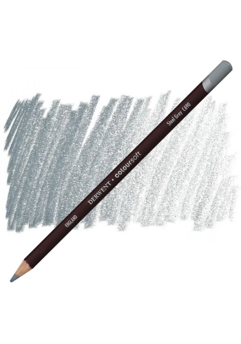 Derwent Coloursoft Pencil Yumuşak Kuruboya Kalemi C690 Steel Grey