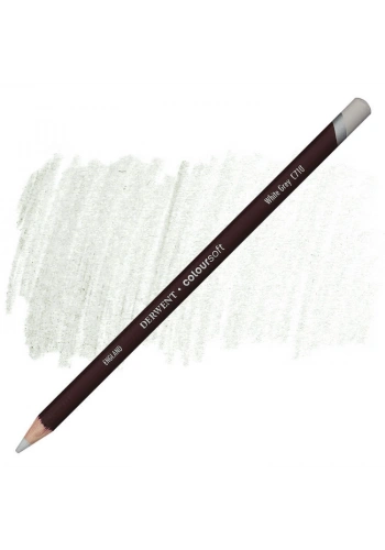 Derwent Coloursoft Pencil Yumuşak Kuruboya Kalemi C710 White Grey