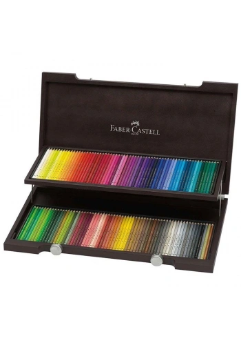 Faber Castell Polychromos Kuru Boya Kalemi Seti 120 Renk Ahşap Kutu