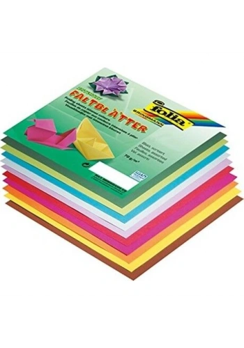 Folia Origami Kağıdı 15x15 cm. 10 Renk 100 Adet