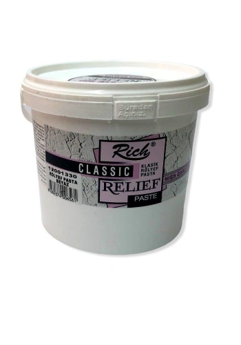 Rich Klasik Rölyef Pasta BEYAZ 1200 gr.